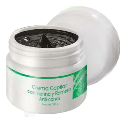 Crema Capilar Anti-canas Con Henna Y Romero 140gr Arabela