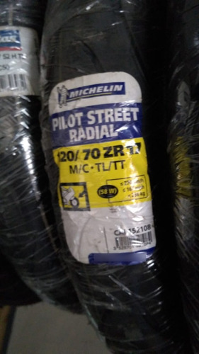 Cubierta 120/70 Zr17 Michelin Pilot Street - Jayo Neumáticos