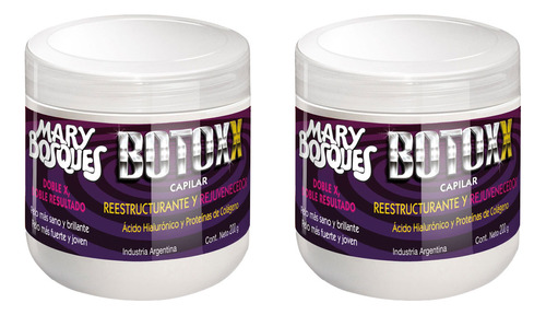 Pack Tratamiento Capilar Mary Bosques Botoxx 200 Gr
