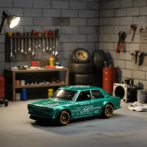 Hot Wheels 71 Datsun 510 Super T Hunt Sth Verde 2021 Lacrado