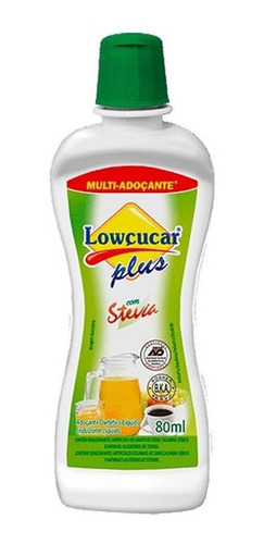 Adoçante Líquido Lowçucar Stevia Plus 80ml