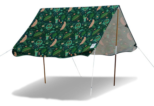 Moku Beach Co Upf 50+ Portable Beach Canopy Tent Set - Monta