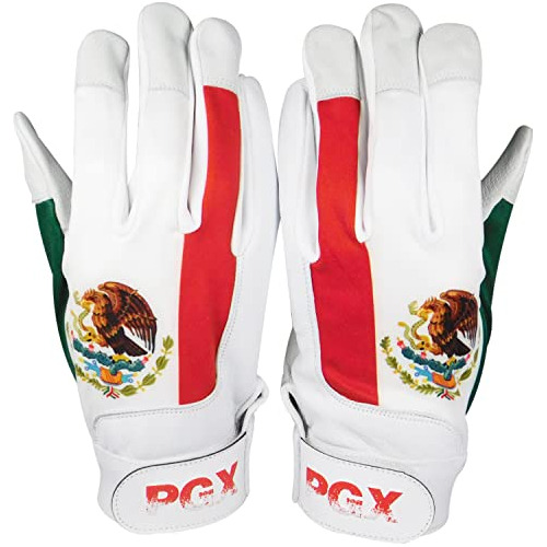 Pgx Guantes De Bateo De Béisbol De México Piel De Piedra Lyc