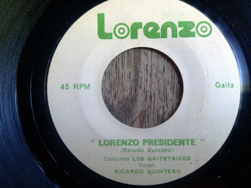 Disco Lp Los Gaitetricos - Lorenzo Presidente (1973) R50