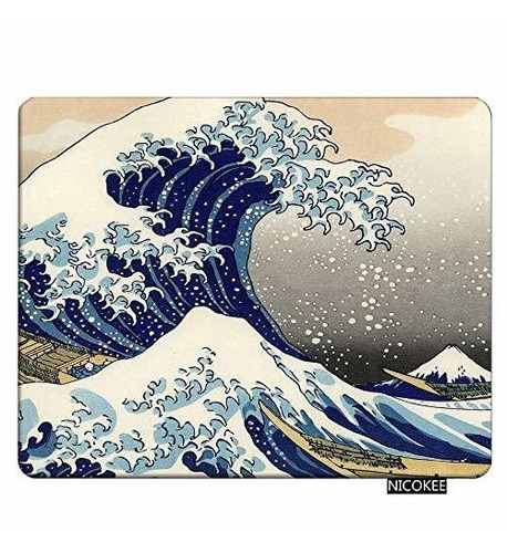 Nicokee Ocean Gaming Mousepad Japones The Great Wave Off Kan