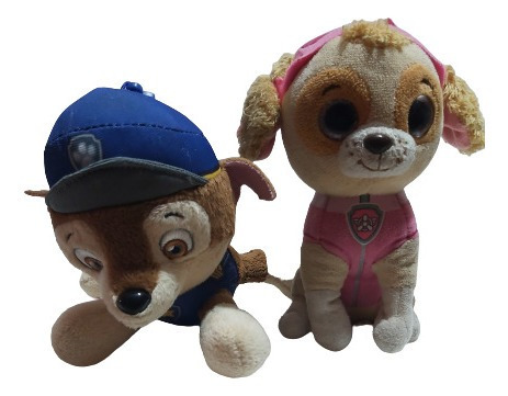 Paw Patrol Peluches Chase Y Skye Lote De 2