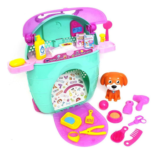 Puppy Salon Play Set - Juguete Para Niña