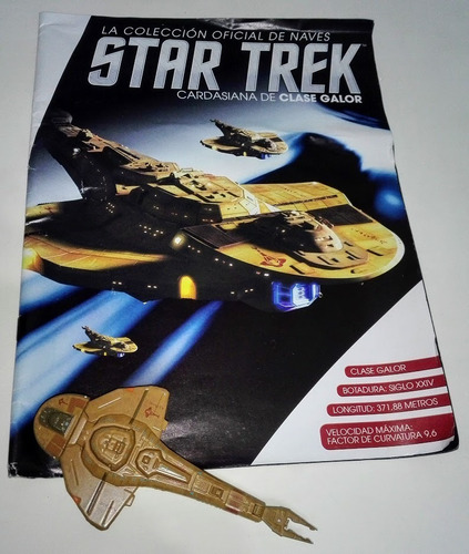 Nave Cardasiana Clase Galor Star Trek Colección Oficial Nave
