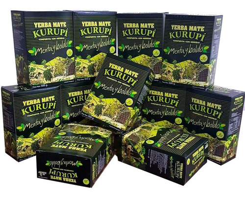 Erva Mate Kurupi Original Cx C/36×500g Original Paraguaia