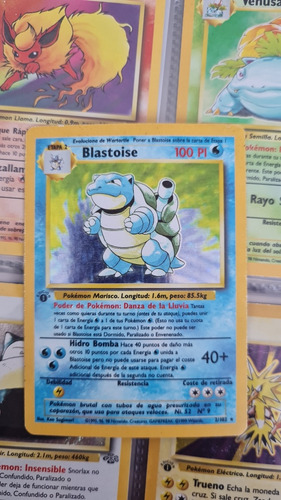 Vendo Blastoise Tcg Primera Edición Base Set