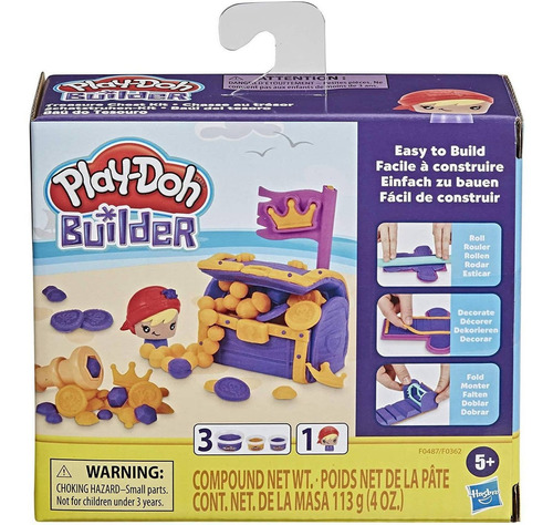 Kit De Construcción De Juguetes Play-doh Builder Treasure