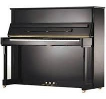 Piano Bechstein B 124 Impossant Negro Poliester