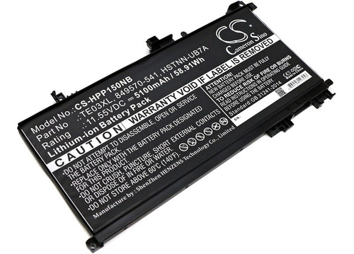 Reemplazo Para Hp Pavilion 15 Omen Te03xl 15-ax033tx Hstnnub