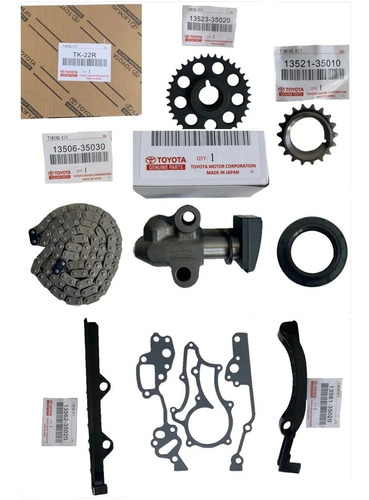 Kit De Tiempo Toyota Hilux 22r Motor 2.4 1993 1999 Original