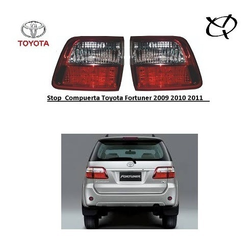 Stop Compuerta Toyota Fortuner 2009 2010 2011