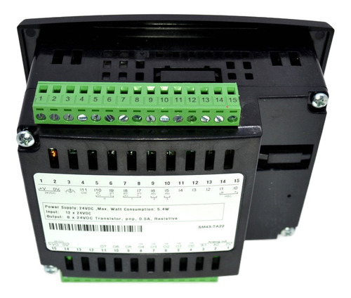 Unitronics Plc Samba Plc+hmi, 4.3in/12di/8do/2ai 24vcd