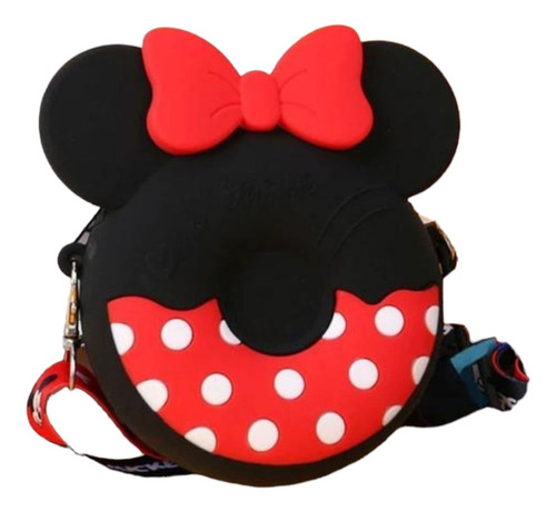 Cartera De Silicona Minnie Para Niñas Disney Lindos Diseños