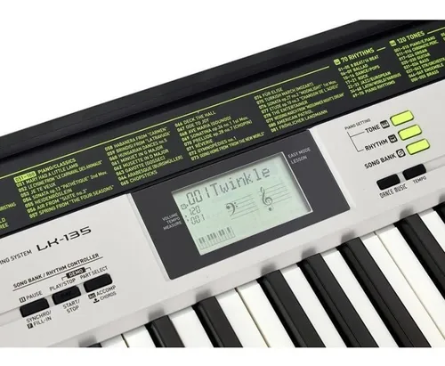 Casio keyboard lk clearance 135