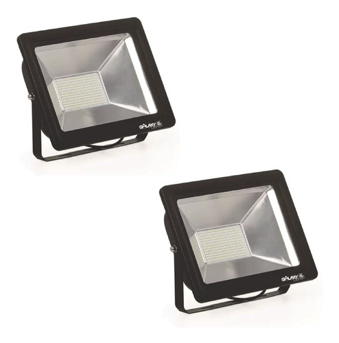 Refletor Led Galaxy 100w 7000lm 6500k 2301 Cor da carcaça Preto Cor da luz Branco-neutro 110V/240V