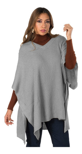 Sueter Dama Largo Cardigan Basico Capa Ensamble Tejido Mujer