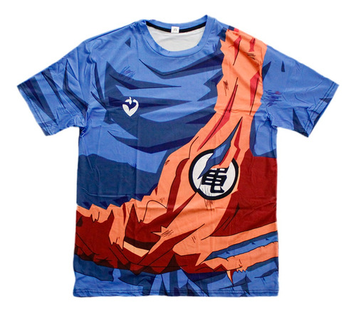 Playera Dragon Ball Outfit Textura Camiseta Oversized Gym