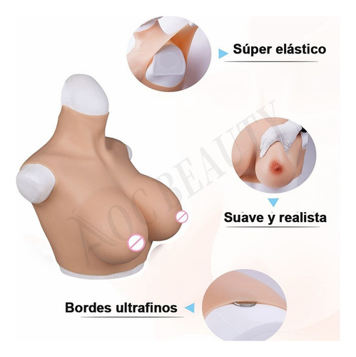 Gigante Senos De Silicona Natural C-d Cup Pechos Falso