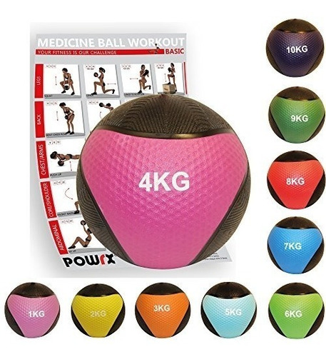 Balon Medicinal Con Rebote Crossfit 3 Kilos