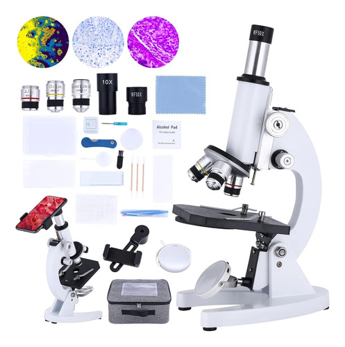 Microscopio Monocular Compuesto Woehrsh 200x-2000x, Adecuado