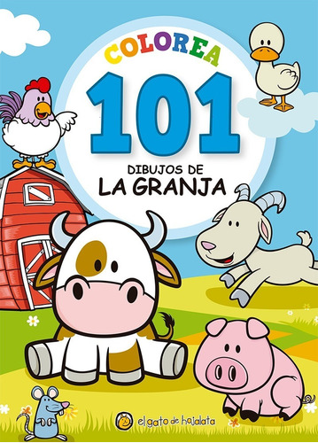 Colorea 101 Dibujos Animales De Granja Libro Para Niños 2629 | MercadoLibre