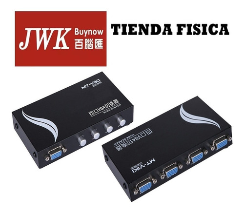 Switch Vga De 4 Puertos Mt-viki Jwk