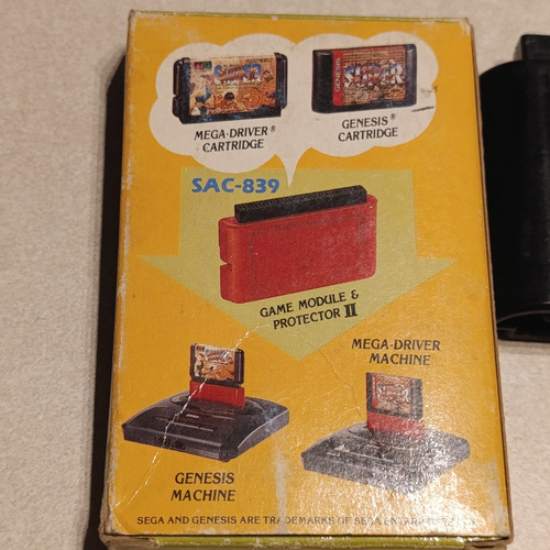 Sega Game Module Y Protector 2 No Megakey Sega 16bits (Usado)