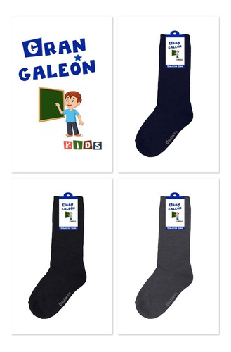 Calcetines O Tines Para Niño De Algodón Pack Con 6 Pares