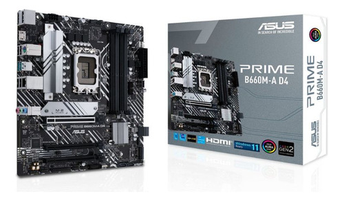 Motherboard Asus Intel Prime B660m-a D4 S1700 12va Gen