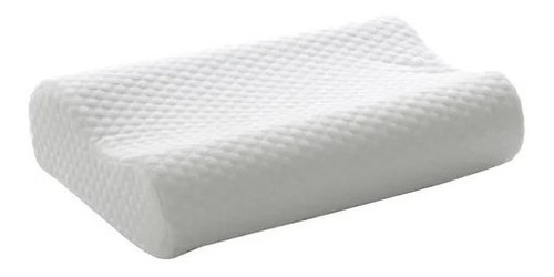 Almohada De Memoria Ortopédica Cervical Blanca Viscoelástica