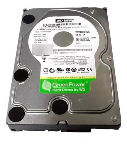 Disco Duro Western Digital 500gb Sata 3.5'' 5400rpm 8m Green