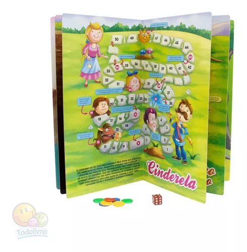 Livro infantil meu livro de jogos para meninas Todolivro