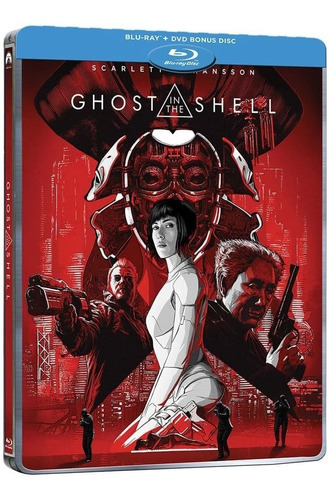 Ghost In The Shell Blu Ray Steelbook  Pelicula Nuevo