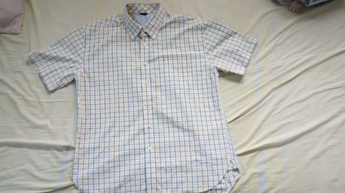 Camisa Manga Corta Caballero Marca Tommy Hilfiger Talla Xl