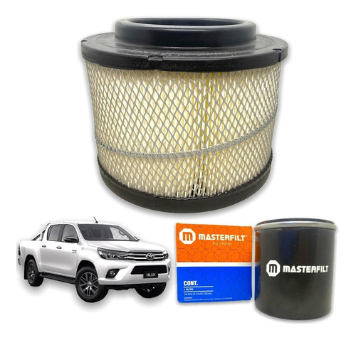 Kit Filtros De Aceite Y Aire Hilux Sw4 2.5 3.0 2005 A 2015