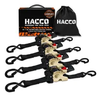 Comprar Paquete 4 Correas Retráctiles Amarre Trinquete 25 Mm 680 Kg