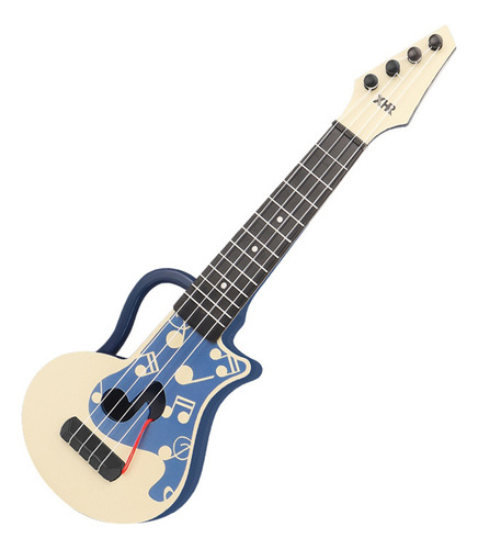 Guitarra De Ukelele A La Moda Para Niños En Pulgadas Con 4 C