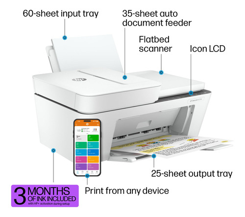 Impresora De Inyección De Tinta A Color Multifunción Inalámb