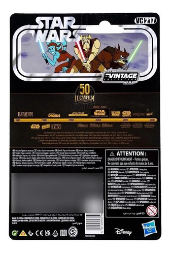 Star Wars Aayla Secura Vintage Collection Clone Wars 50 Años