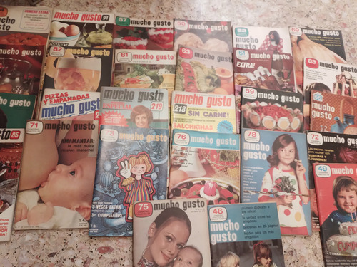 Colección Revistas Mucho Gusto 25 Números.