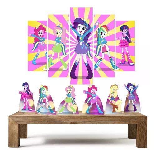 Aplique Mechas Tic Tac Coloridas Cosplay Fantasia Equestria Girls