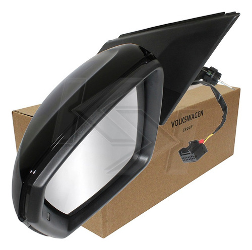 Retrovisor Esquerdo Manual Pisca Polo 2018 19 21 22 23 24 25