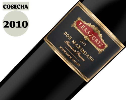 Vino Icono Errazuriz Don Maximiano Founders Reserve 2010