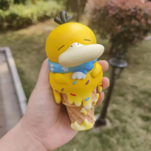 Figura Pokemon Psyduck Helado Kawaii 14 Cm Con Caja