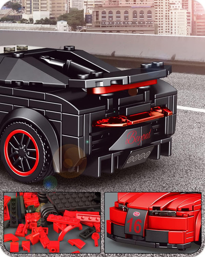 Conjuntos De Construcción De Coches De Juguete Mould King Bu