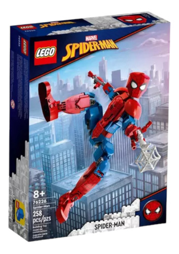 Lego Marvel Figura De Spiderman 258 Pzs 76226